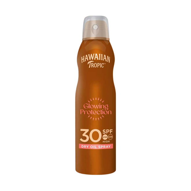 Hawaiian Tropic Glowing Protection Dry Spray Oil SPF30 180ml