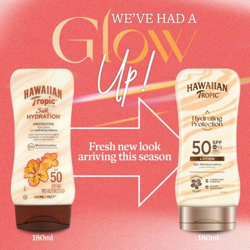 Hawaiian Tropic Hydrating Protection Lotion SPF50 180ml