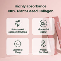 Plant Vegan Collagen Vitamin D 20g 15 Jelly Sachets