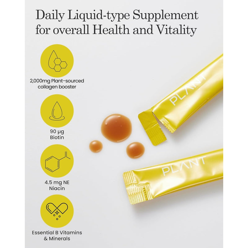 Plant Vegan Collagen Biotin 20g 15 Jelly Sachets
