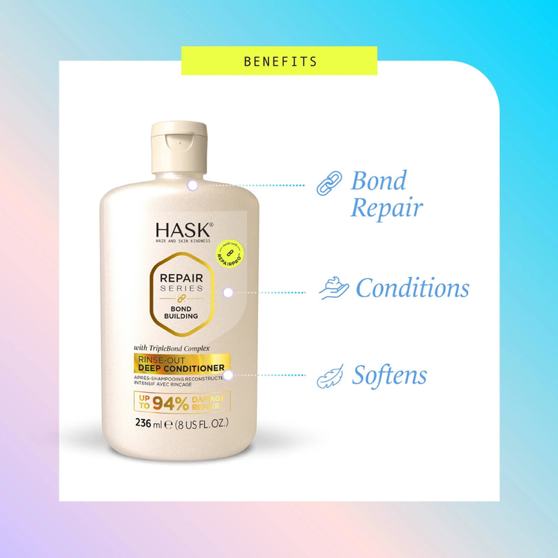 Hask Repair Series Bond Building Rinse Out Deep Conditioner 236ml