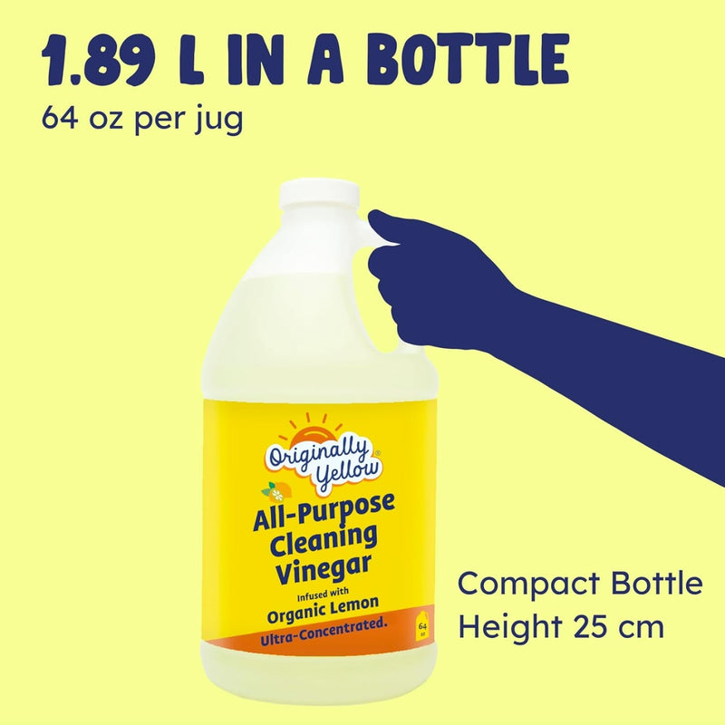 Originally Yellow All-Purpose Vinegar Cleaner Lemon 1.89L