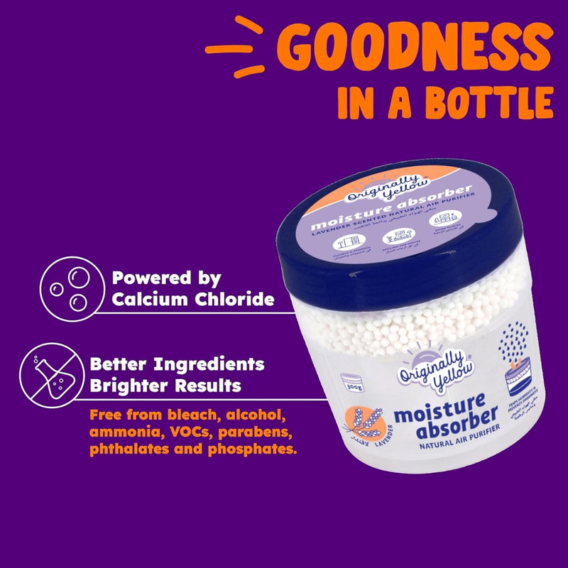 Originally Yellow Moisture Absorber & Air Purifier Lavender 300ml