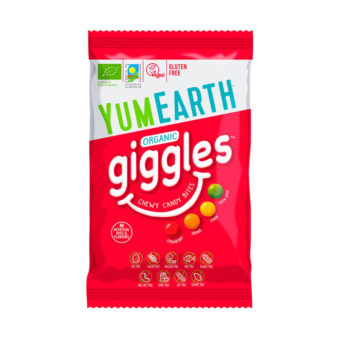 Yum Earth Organic Giggles Chewy Candy Bite 40g