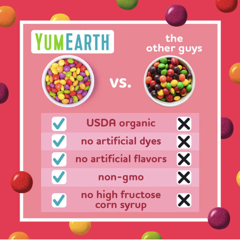 Yum Earth Organic Giggles Chewy Candy Bite 40g