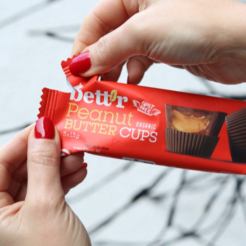 Bett'r Organic Peanut Butter Cups 39g