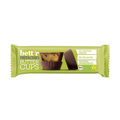 Bett'r Organic Pistachio Butter Cups 39g