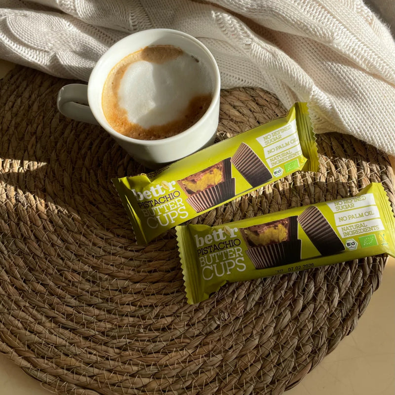 Bett'r Organic Pistachio Butter Cups 39g