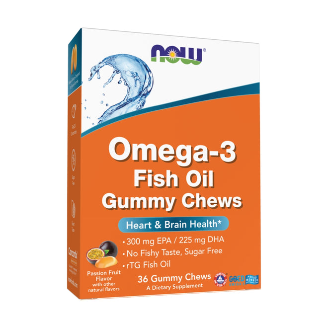Now Fish Oil Omega 3 36 Gummy Chews