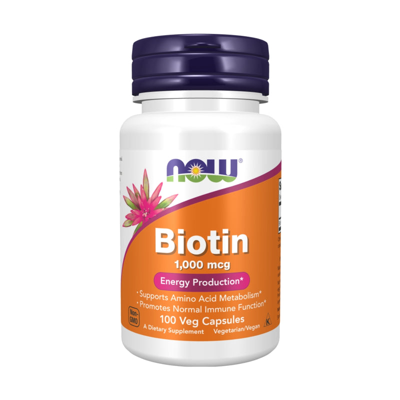 Now Biotin 1000mcg Vegetarian Capsules