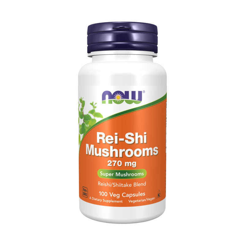 Now Rei-Shi Mushrooms 270mg 100 Vegetarian Capsules