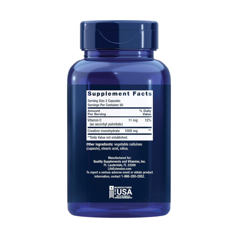 Life Extension Creatine 120 capsules