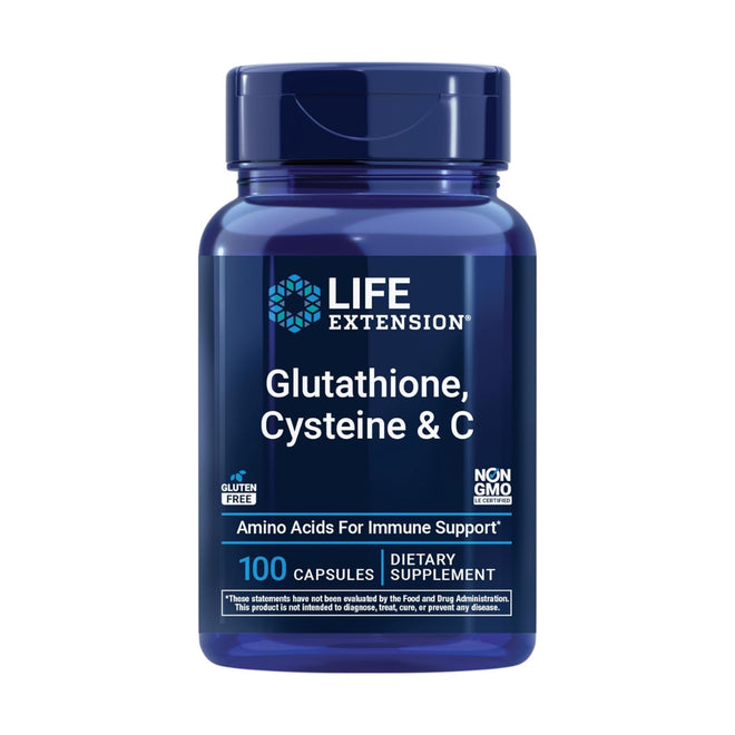 Life Extension Glutathione Cysteine & C 100 Capsules