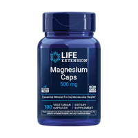Life Extension Magnesium 500mg 100 Vegetarian Capsules