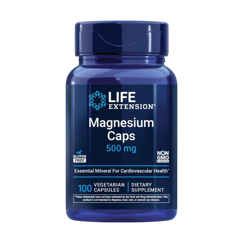 Life Extension Magnesium 500mg 100 Vegetarian Capsules