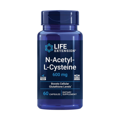 Life Extension N-Acetyl L-Cysteine 600mg 60 Capsules