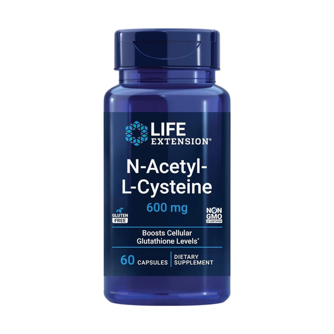 Life Extension N-Acetyl L-Cysteine 600mg 60 Capsules