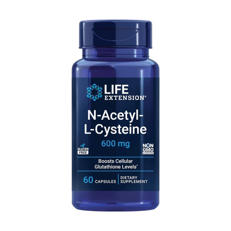 Life Extension N-Acetyl L-Cysteine 600mg 60 Capsules