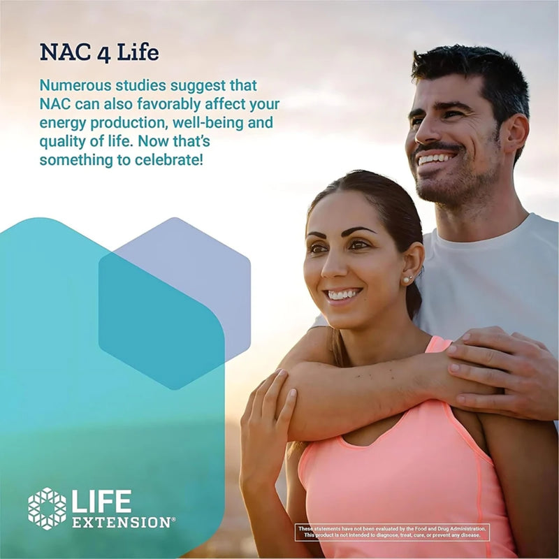 Life Extension N-Acetyl L-Cysteine 600mg 60 Capsules