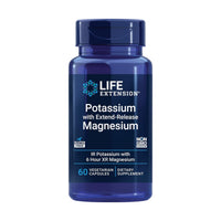 Life Extension Potassium With Extend Release Magnesium 60 Vegetarian Capsules