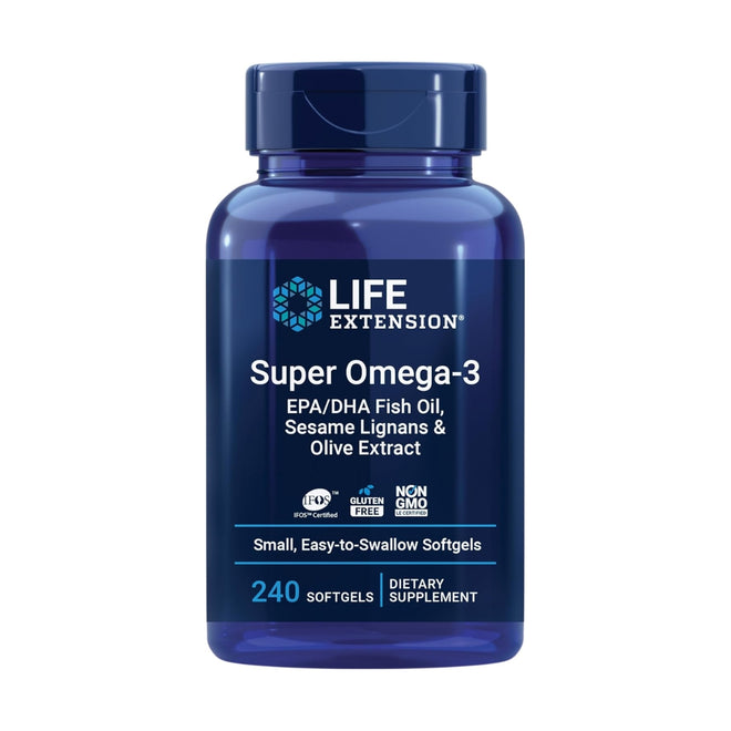 Life Extension Super Omega 3 240 Softgels