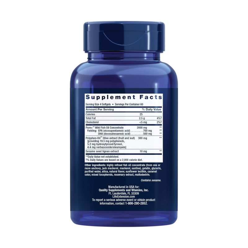 Life Extension Super Omega 3 240 Softgels