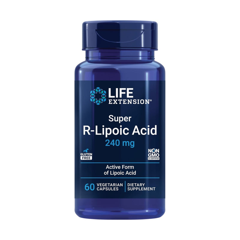 Life Extension Super R-Lipoic Acid 240mg 60 Vegetarian Capsules