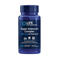 Life Extension Super Selenium Complex 200mcg & Vitamin E 100 Vegetarian Capsules