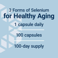 Life Extension Super Selenium Complex 200mcg & Vitamin E 100 Vegetarian Capsules
