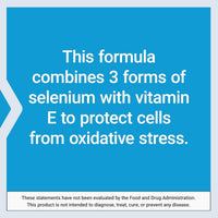 Life Extension Super Selenium Complex 200mcg & Vitamin E 100 Vegetarian Capsules