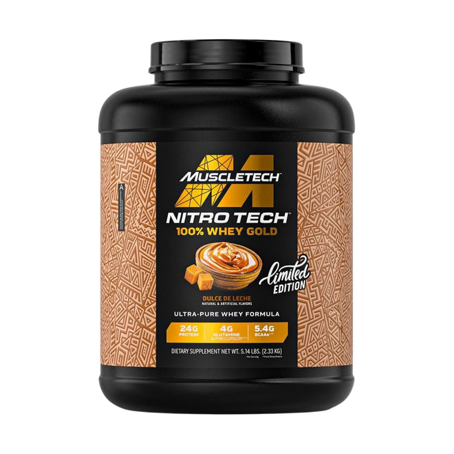 MuscleTech Nitro Tech Whey Protein Gold Dulce De Leche 2.33kg