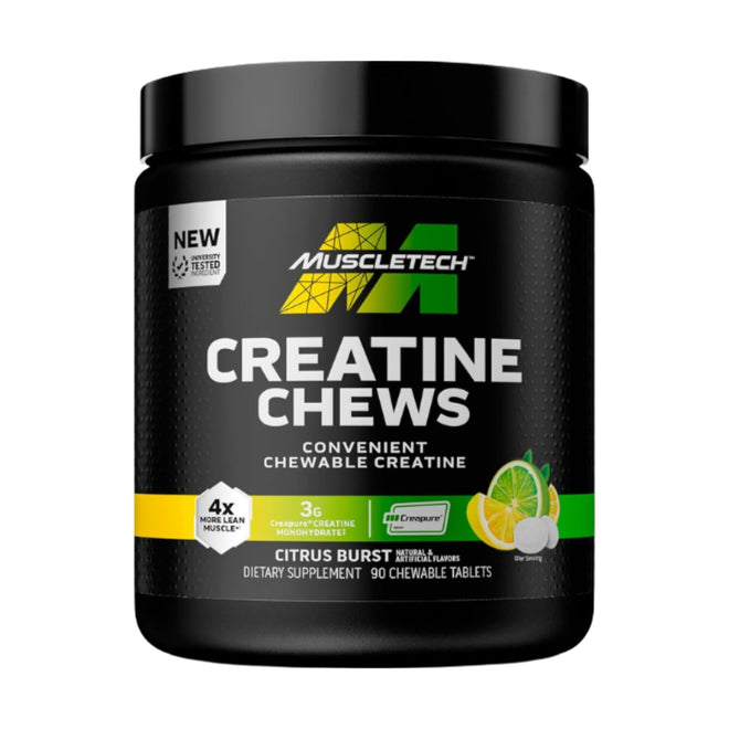 MuscleTech Creatine Chews Citrus Burst 90 Chewable Tablets