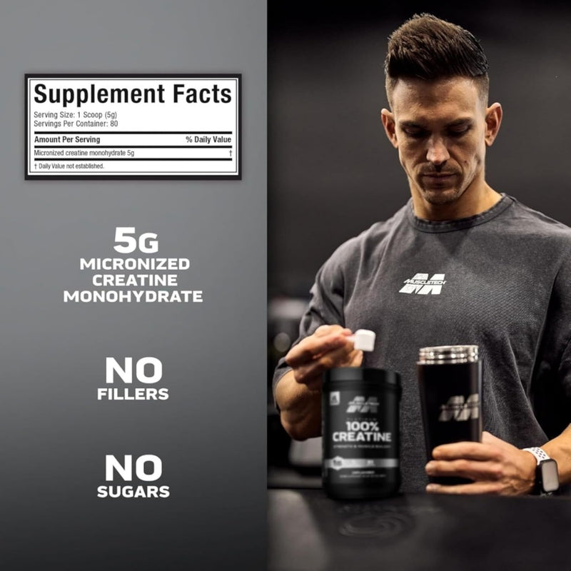 MuscleTech Platinum 100% Creatine Unflavored 400g