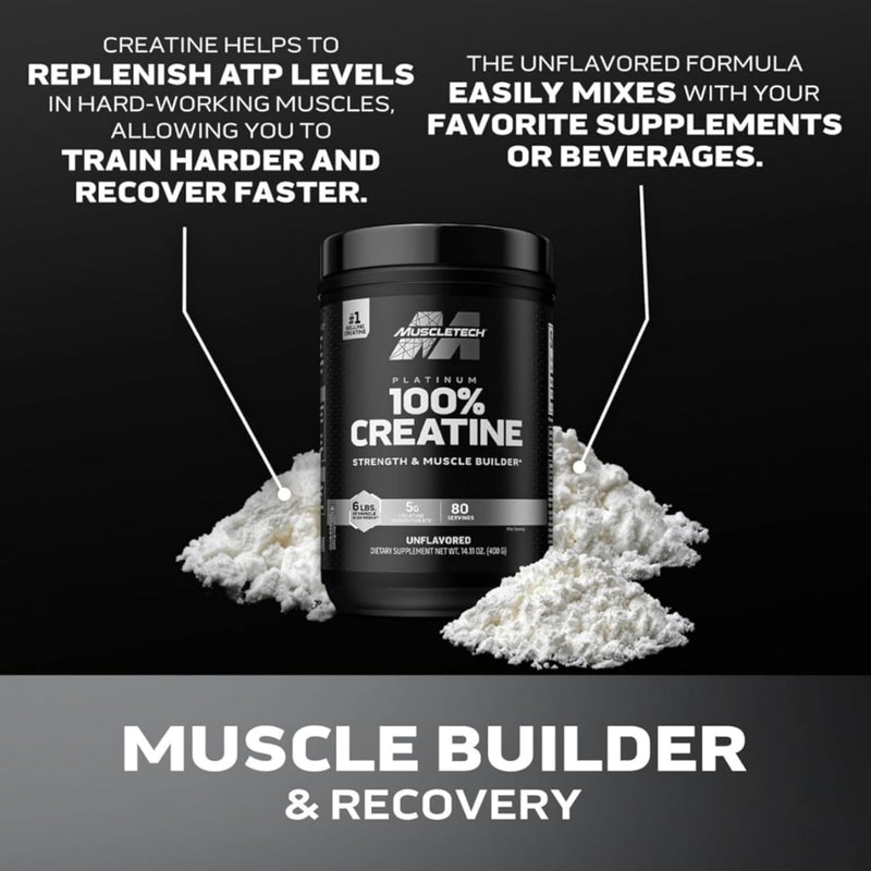 MuscleTech Platinum 100% Creatine Unflavored 400g