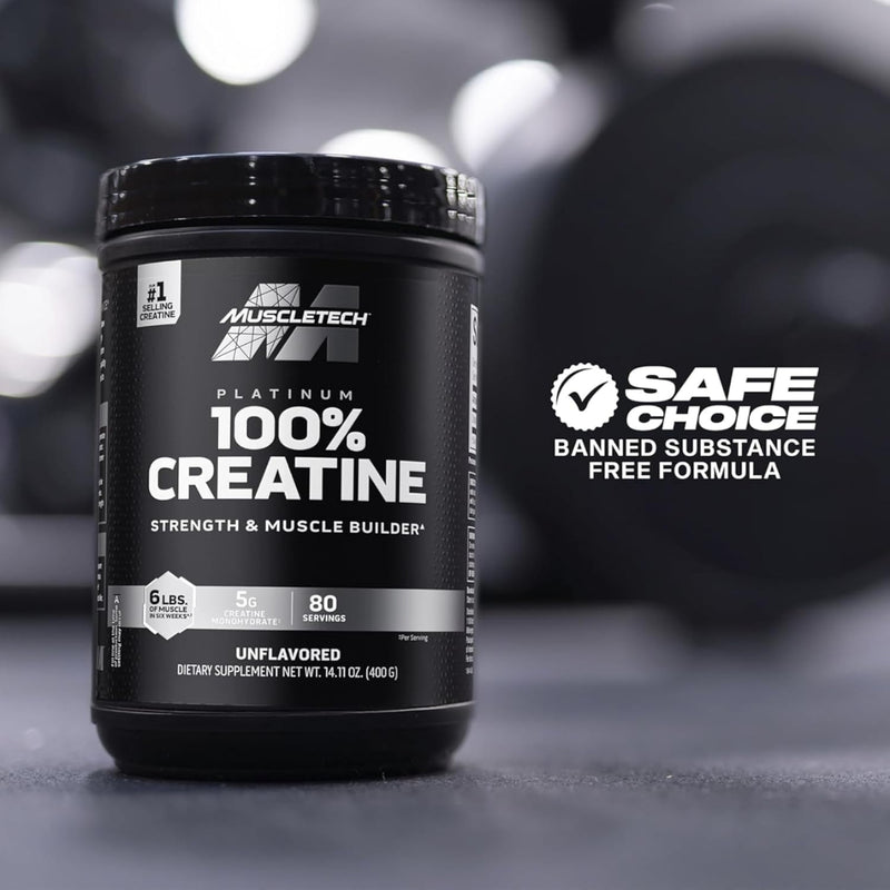 MuscleTech Platinum 100% Creatine Unflavored 400g