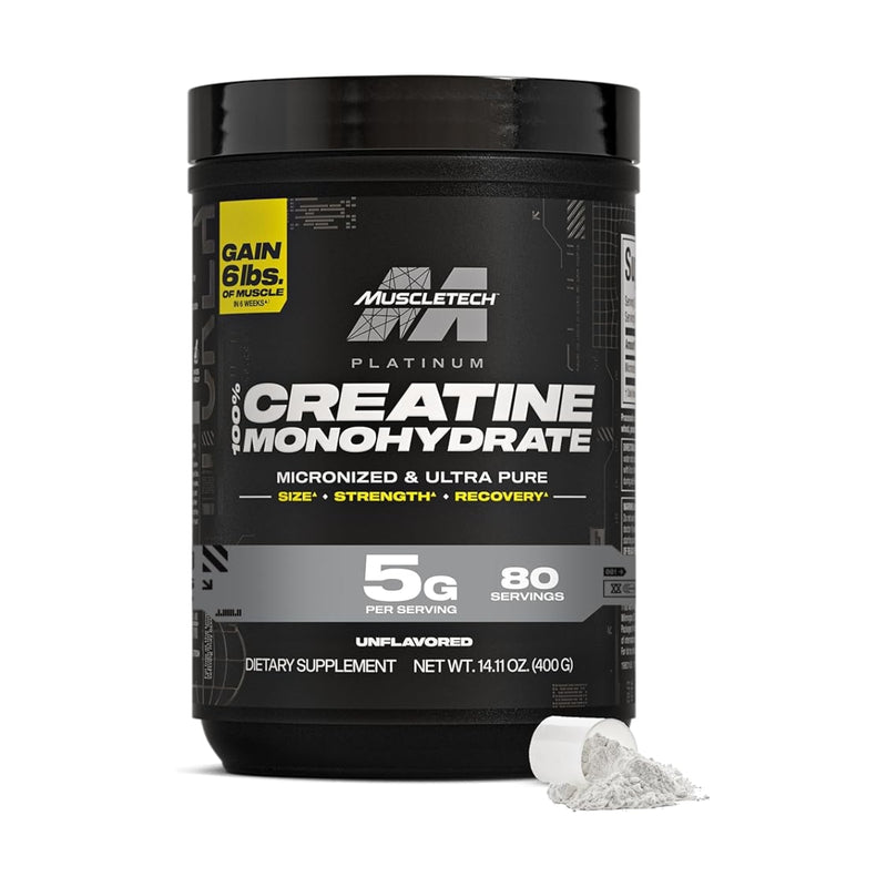 MuscleTech Platinum 100% Creatine Unflavored 400g