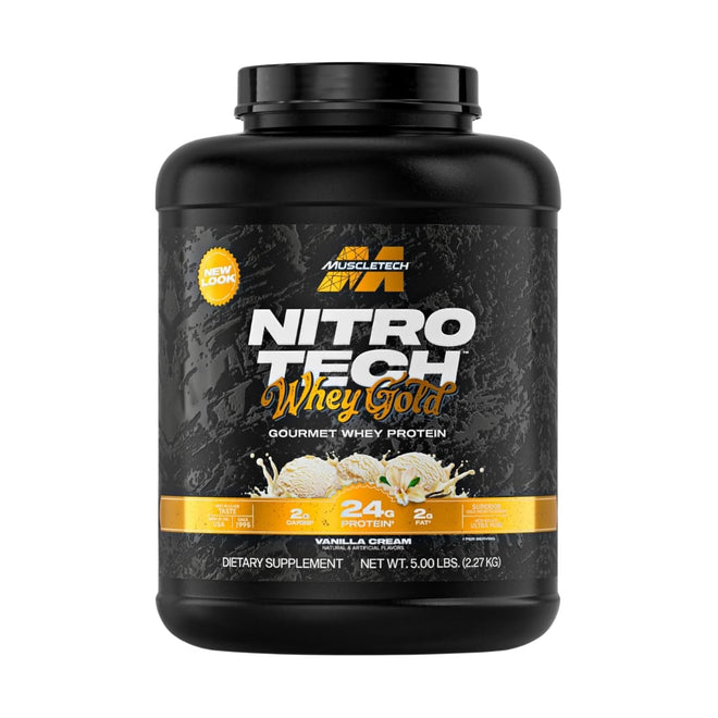 MuscleTech Nitro Tech Whey Protein Gold French Vanilla Cream 2.27kg