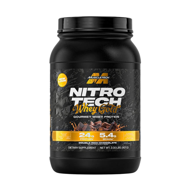 MuscleTech Nitro Tech Whey Protein Gold Double Rich Chocolate 907g