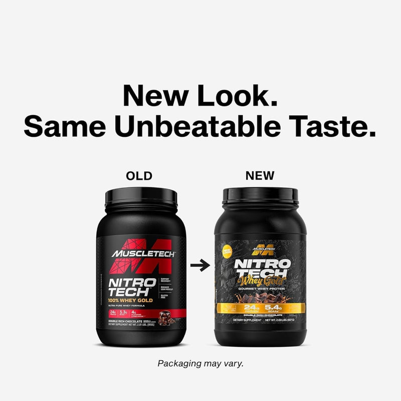 MuscleTech Nitro Tech Whey Protein Gold Double Rich Chocolate 907g