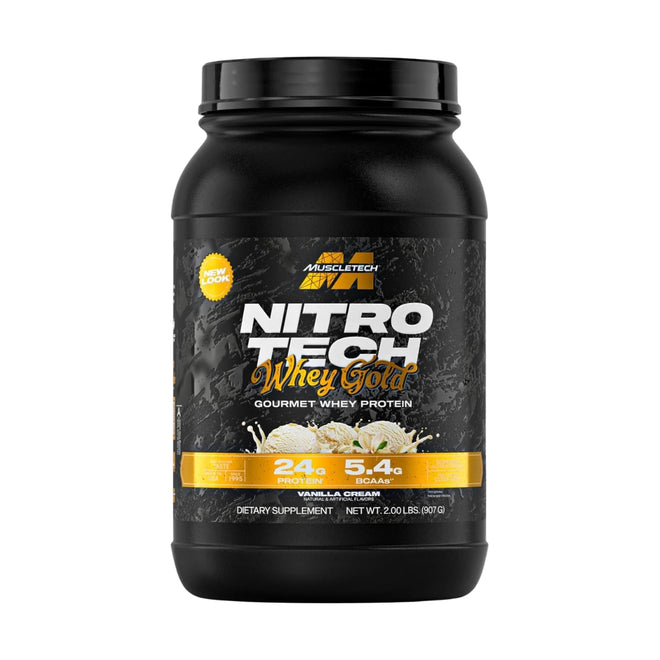 MuscleTech Nitro Tech Whey Protein Gold French Vanilla Cream 907g