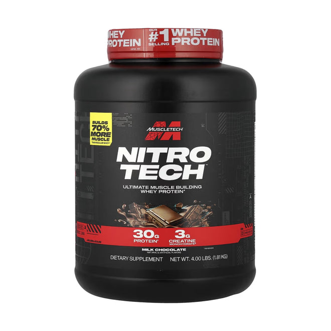 MuscleTech Nitro Tech Whey Protein Milk Chocolate 1.81kg