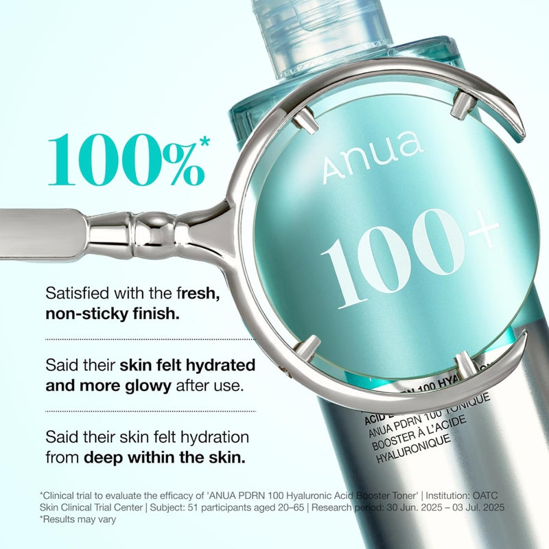 Anua 100+ PDRN +  Hyaluronic Acid Booster Toner 250ml