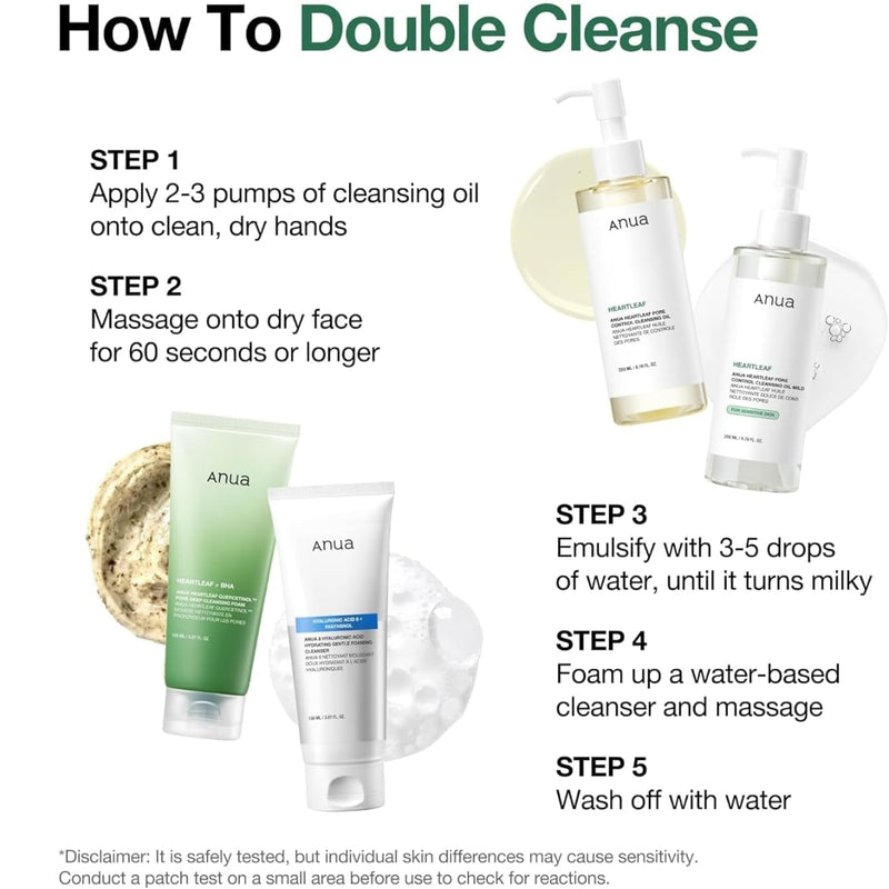 Anua Hearleaf Pore Control Cleansing Oil Mild 200ml