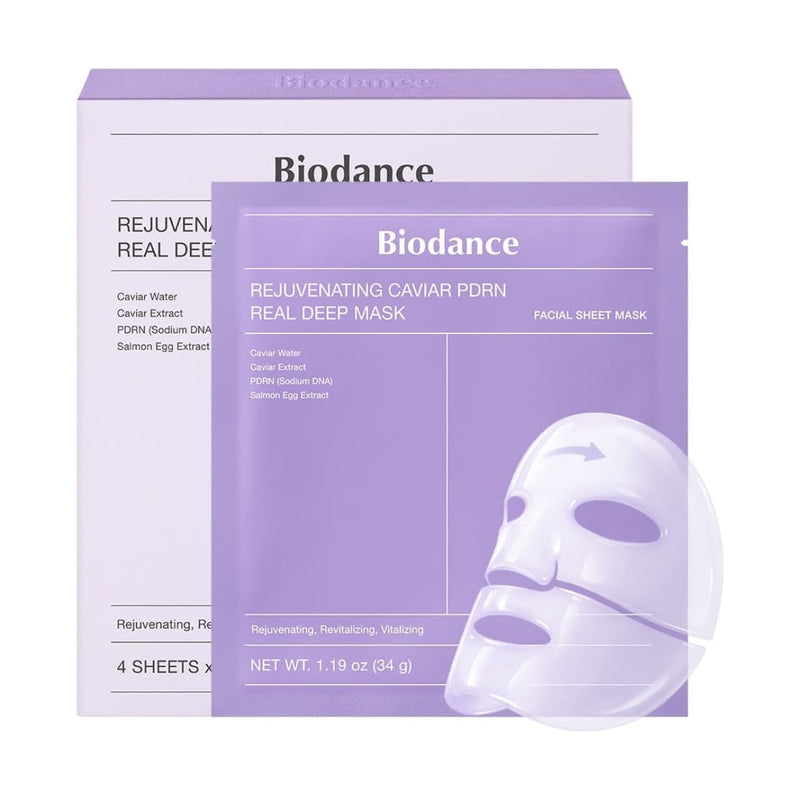 Biodance Rejuvenating Caviar PDRN Real Deep Mask 4 x 34g