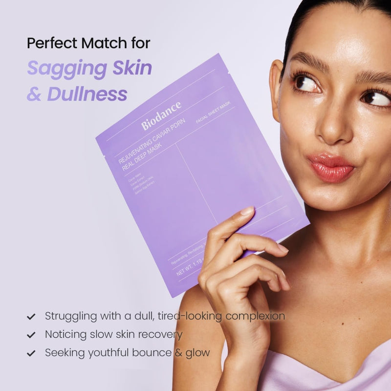 Biodance Rejuvenating Caviar PDRN Real Deep Mask 4 x 34g