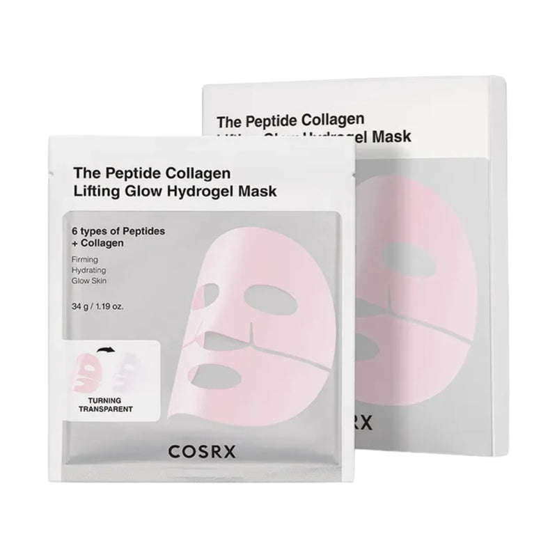 COSRX The Peptide Collagen Lifting Glow Hydrogel Mask 3 x 34g