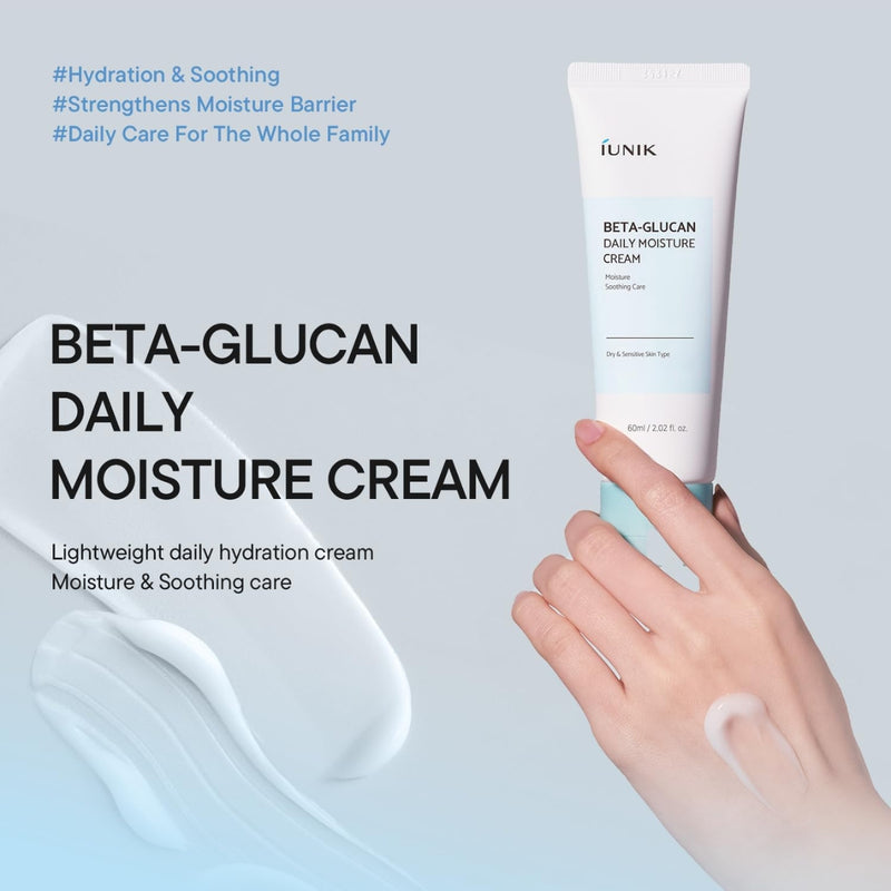 Iunik Beta Glucan Daily Moisture Cream 60ml