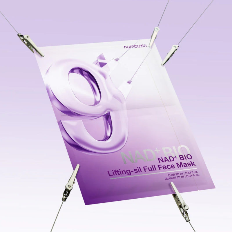 Numbuzin 9+ NMN Bio Lifting Sil Full Face Sheet Mask