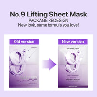 Numbuzin 9+ NMN Bio Lifting Sil Full Face Sheet Mask