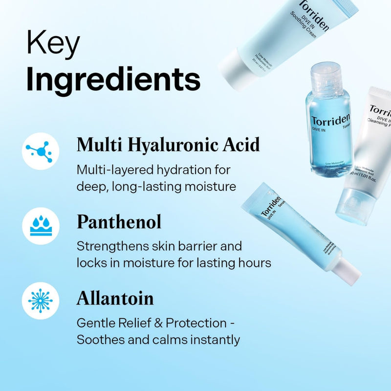 Torriden Dive-In Hyaluronic Acid Trial Kit